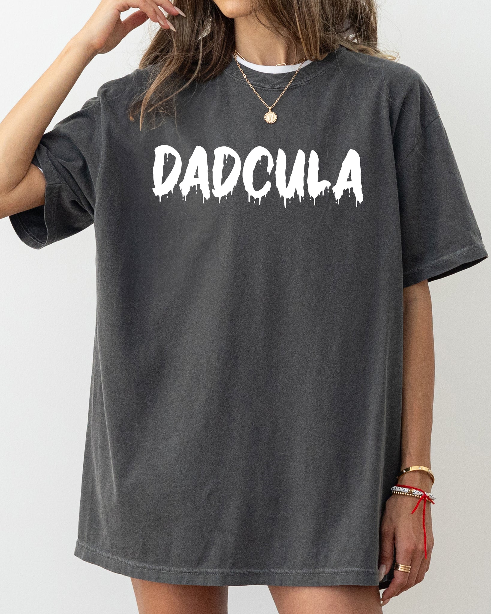 Dadcula, Spooky, Bat, Ghost, Witch, Skull, Aesthetic, Meme, Halloween, Costume, Tshirt Comfort Colors T-Shirt