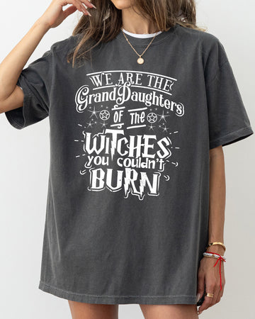 Granddaughters of the Witches, Skeleton, Witch, Skull, Spooky, Aesthetic, Meme, Halloween, Costume, Tshirt Comfort Colors T-Shirt