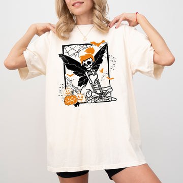 Fairy Skeleton, Ghost, Skull, Spooky, Aesthetic, Meme, Halloween, Costume, Tshirt Comfort Colors T-Shirt