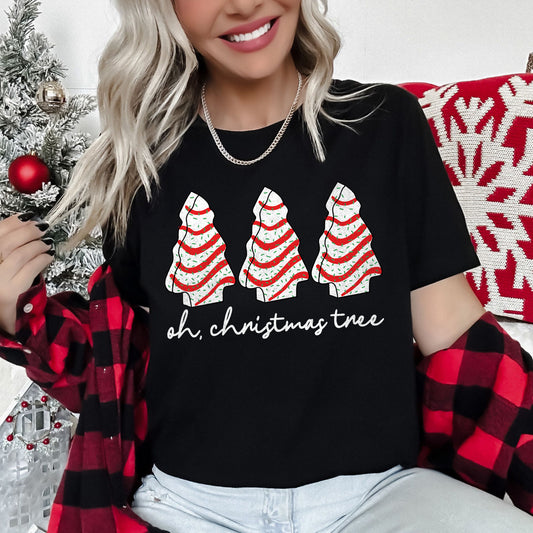 Oh Christmas Tree, Snack, Little Debbie Super Soft Tees