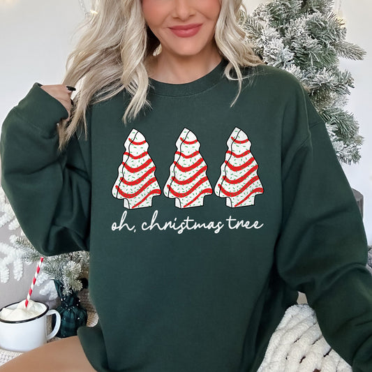 Oh Christmas Tree, Snack Little Debbie Christmas Sweatshirt