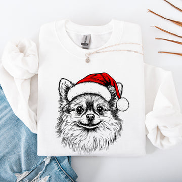 Pomeranian, Santa, Dog, Christmas, Dog Lover, Pet Sweatshirt