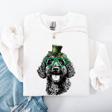 Portuguese Water Dog, Adorable Dog, St Patrick's Day, Lucky, Irish Sweatshirt