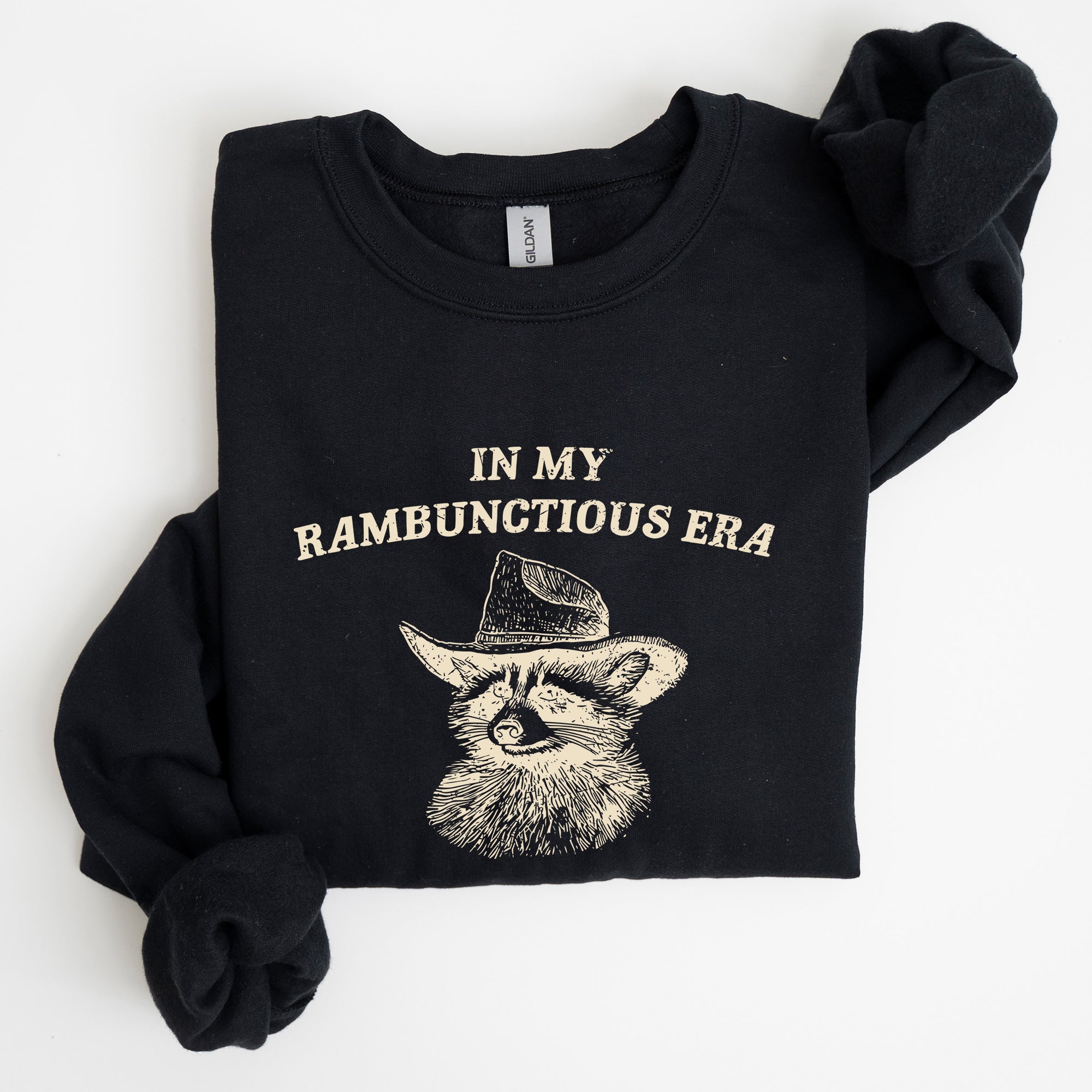 Rambunctious Era, Raccoon, Meme Sweatshirt | Refinery Number One