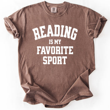 Reading Is My Favorite Sport, Reading, Booktok, Library, Comfort Colors T-Shirt