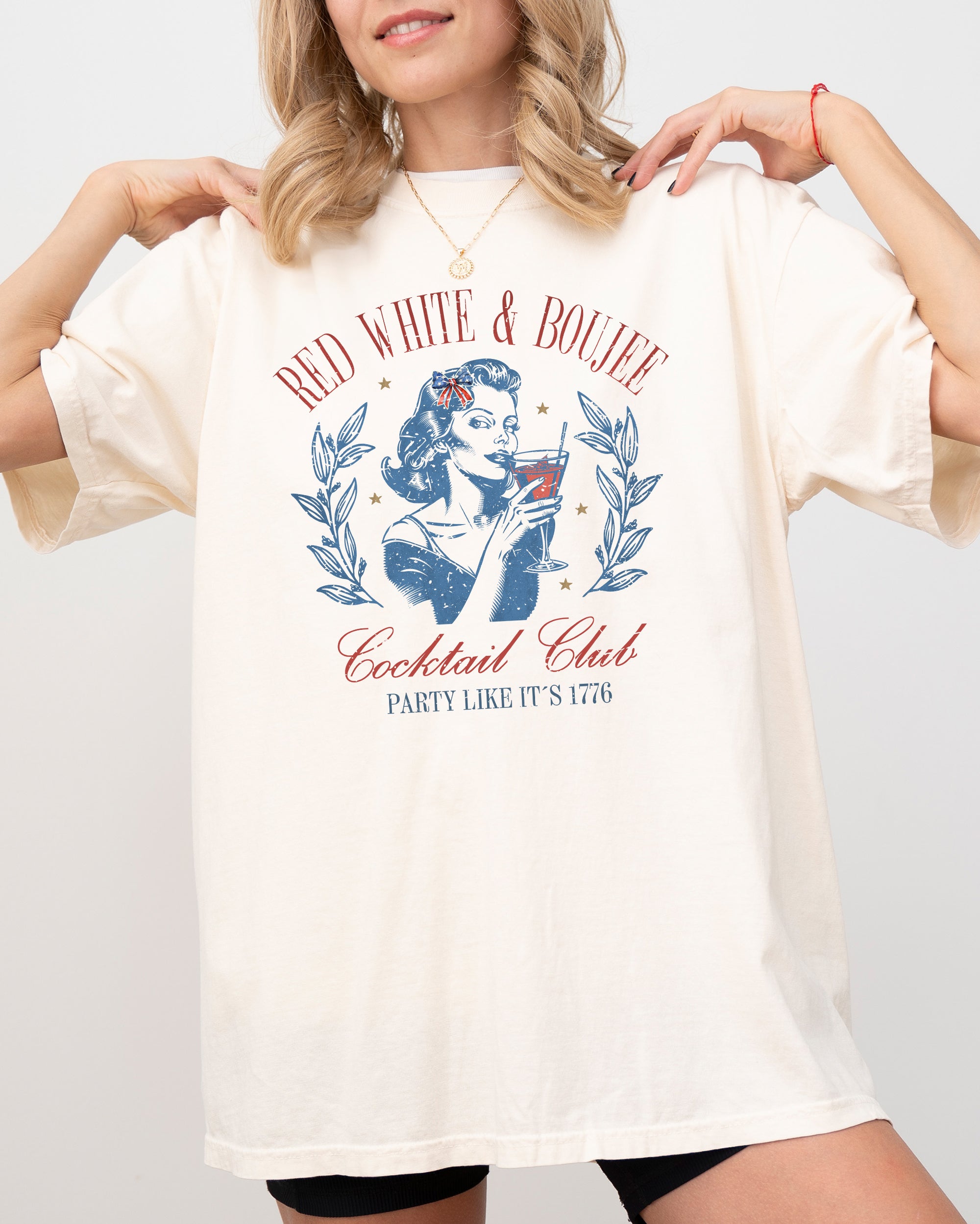 Red White Boujee Sassy Tshirt | Refinery Number One