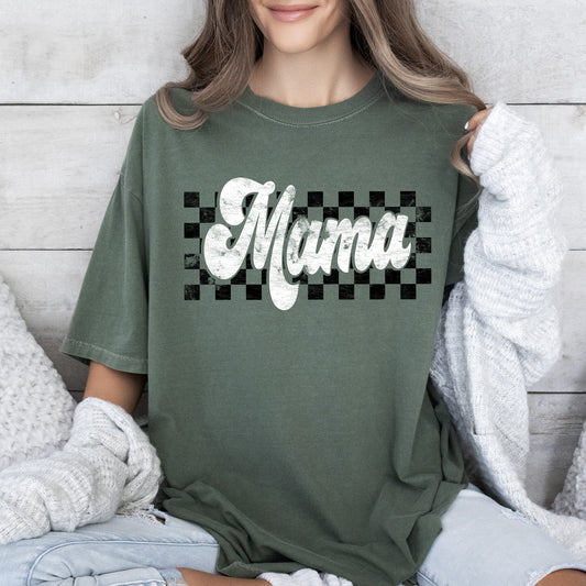 Retro Mama, Vintage Comfort Colors Tshirt