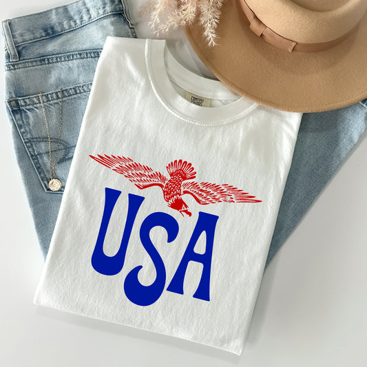 Retro USA, Eagle, America, Patriotic, 4th of July Tshirt