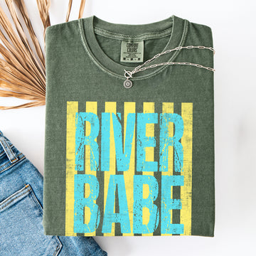 River Babe, Beach Ready, Vacation, Sunshine, Summer Fun Comfort Colors T-Shirt