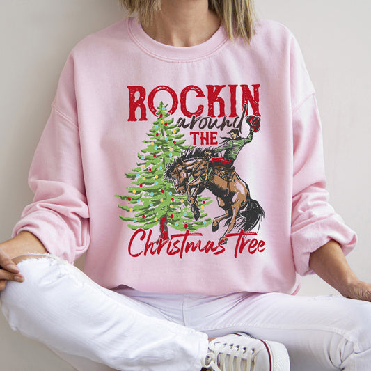 Rocking Around The Christmas Tree, Cowboy Sweatshirt