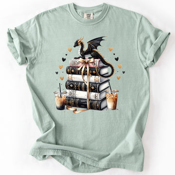Romantasy, Dragons, Booktok, Reading, Books, Library, Comfort Colors T-Shirt
