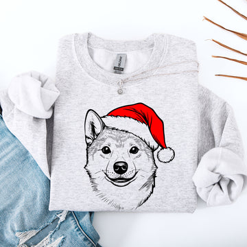 Shiba Inu, Santa, Dog, Christmas, Dog Lover, Pet Sweatshirt