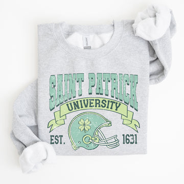 St Patrick University, Vintage, College, Ireland, Football, St Patrick's Day Sweatshirt