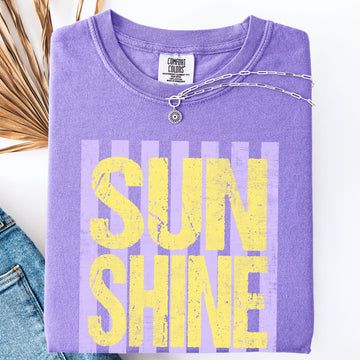 Sunshine Beach Ready, Vacation, Sunshine, Summer Fun Comfort Colors T-Shirt