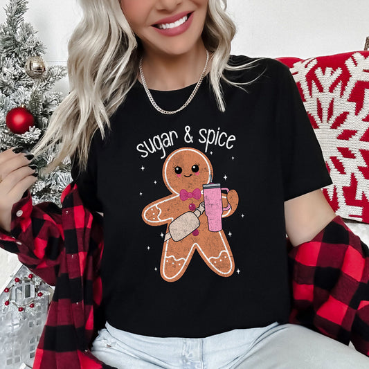 Super And Spice, Gingerbread Man, Stanley, Christmas Super Soft Tshirt