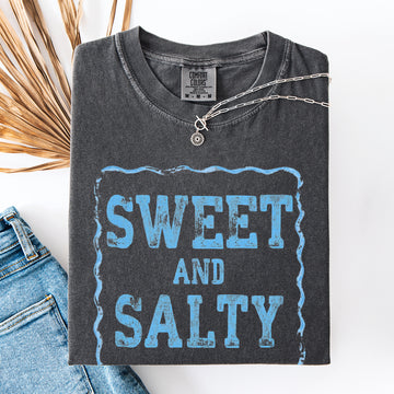 Sweet and Salty, Sassy, Beach Ready, Vacation, Sunshine, Summer Fun Comfort Colors T-Shirt