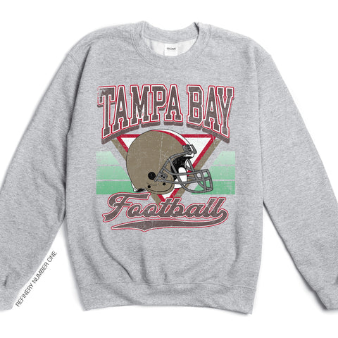 Tampa Bay Football, Vintage, Football Season, Game Day, Sports Sweatshirt