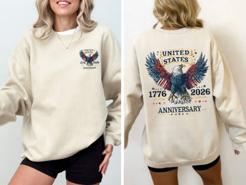 United States, Eagle, Anniversary, Eagle, 250 Years, USA, America Sweatshirt