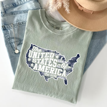 United States of America, Patriotic, 4th of July Tshirt Comfort Colors T-Shirt