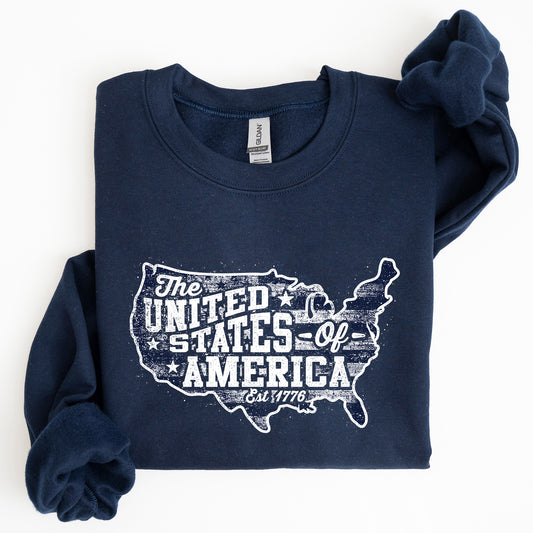 United States of America, Patriotic, 4th of July Sweatshirt