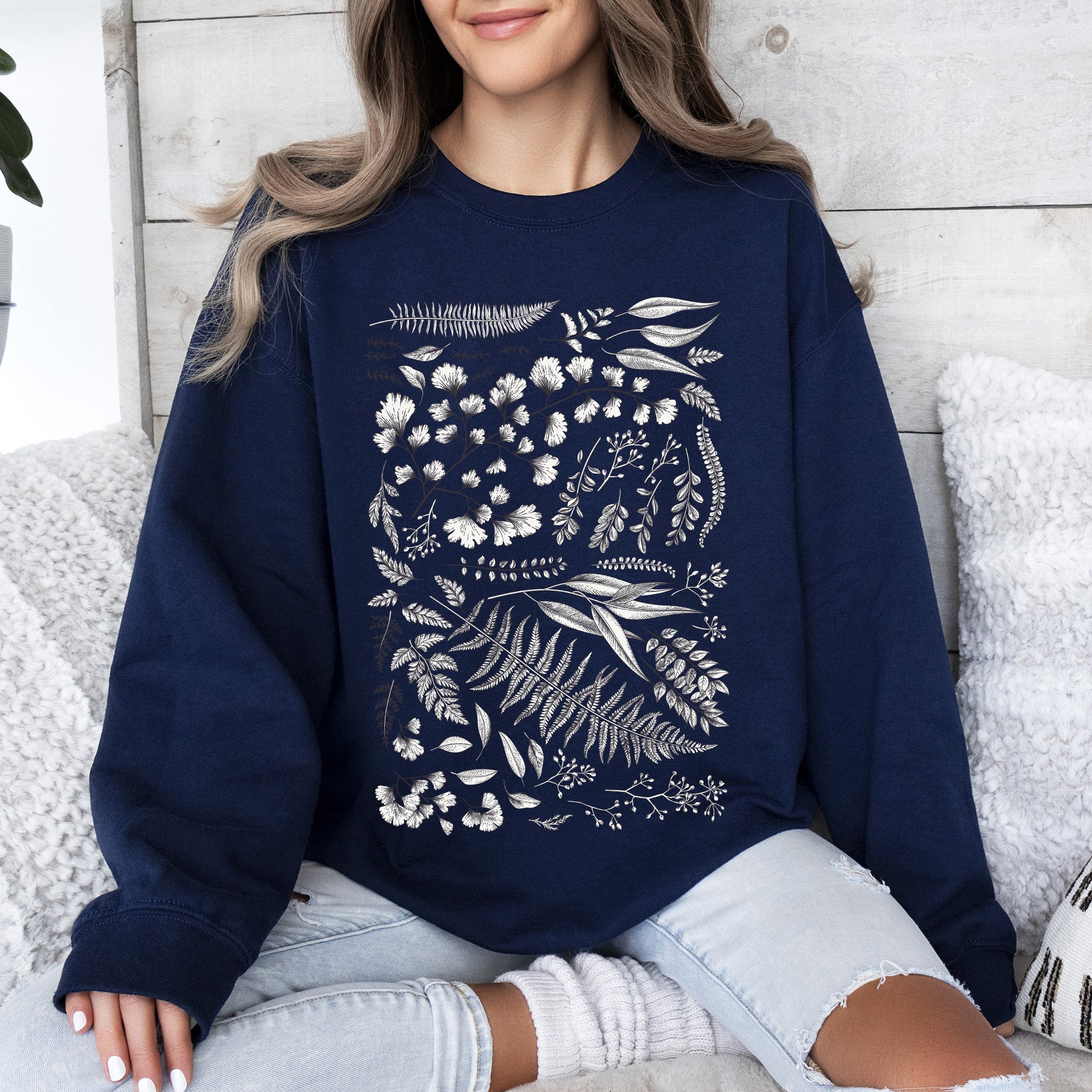 Vintage Fern Illustration Sweatshirt | Refinery Number One
