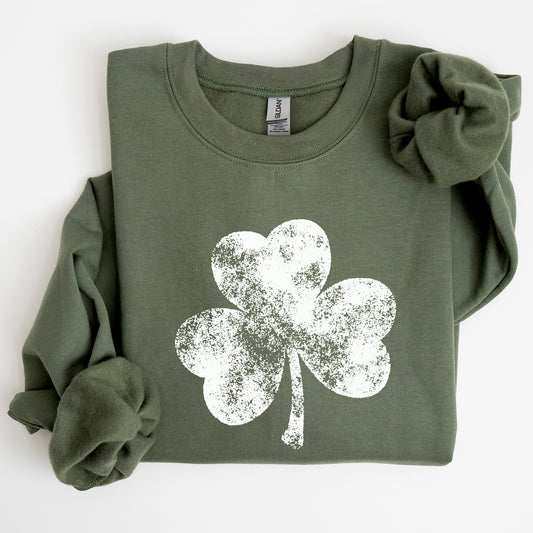 Vintage Shamrock, St Patrick's Day Sweatshirt