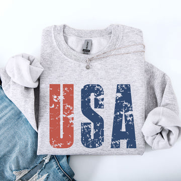 Vintage USA, Patriotic, America, 4th of July Sweatshirt
