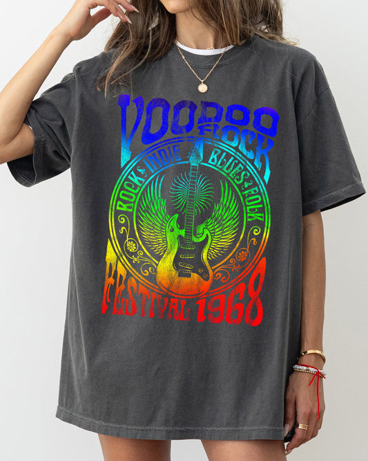 Voodoo Rock Festival, Concert, Music, Festival, Retro Tshirt