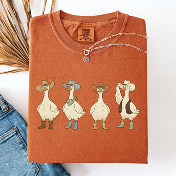 Western Geese, Cowboys, Honk, Funny, Western, Sassy Comfort Colors T-Shirt