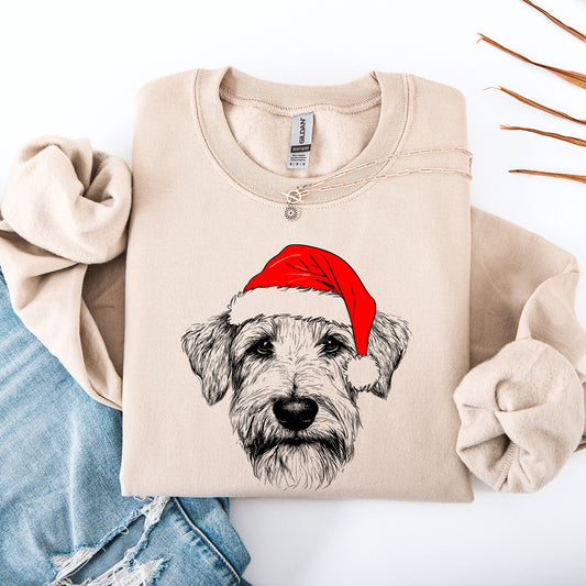 Wheaten Terrier, Santa, Dog, Christmas, Dog Lover, Pet Sweatshirt