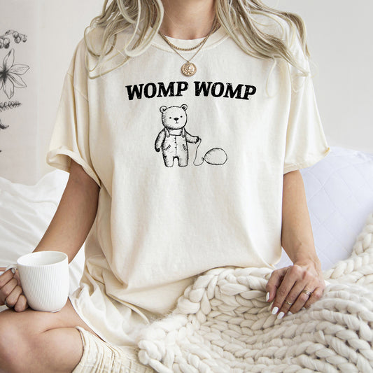 Womp Womp Sad Bear Balloon, Meme, Aesthetic, Funny, Comfort Colors Tshirt