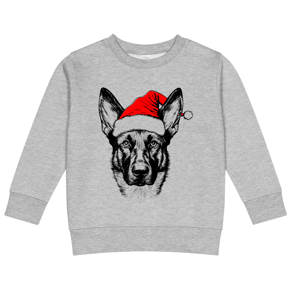 Belgian Malinois Christmas dog sweatshirt — toddler and kids Heather