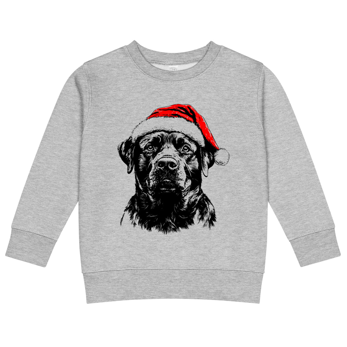 Rottweiler Christmas dog sweatshirt — toddler and kids Heather