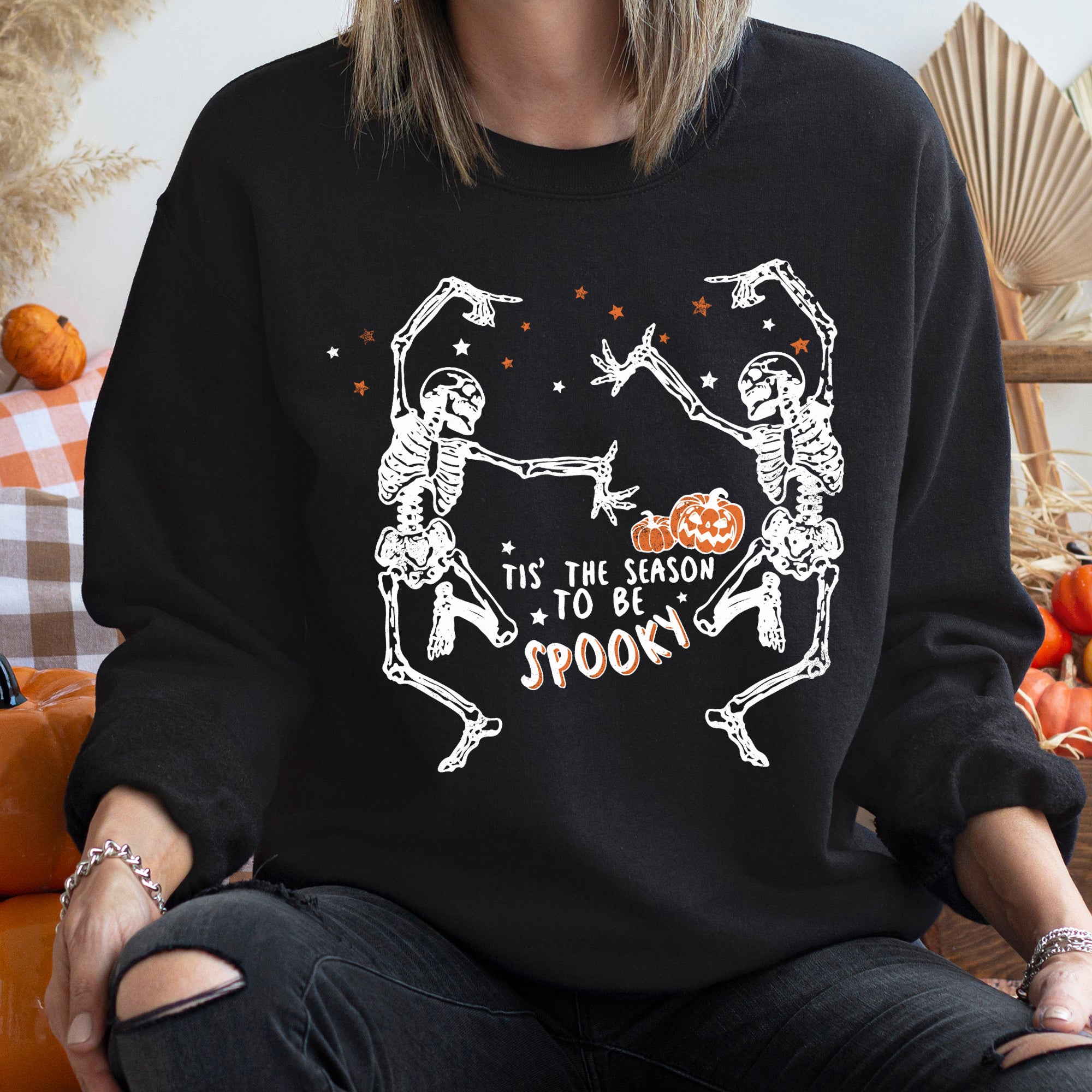 Spooky Dance Vintage Halloween Sweatshirt