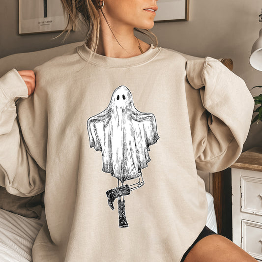 Dancing Ghost Halloween Sweatshirt