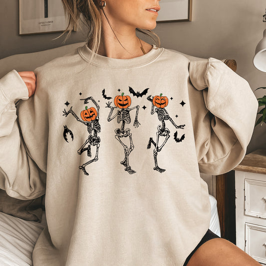 Dancing Pumpkins Halloween Sweatshirt