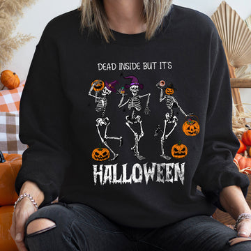 Dead Inside But It's Halloween Vintage Sweatshirt