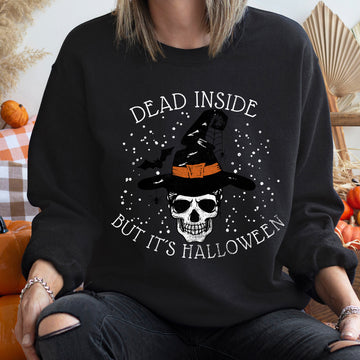 Dead Inside Witch Vintage Halloween Sweatshirt