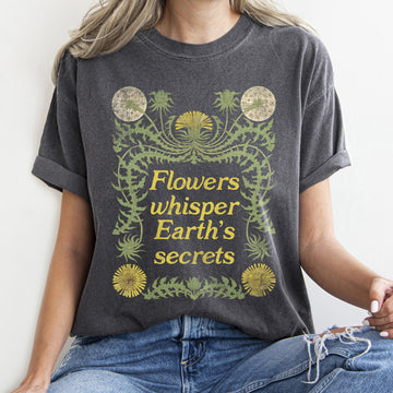Flowers Whisper Vintage T-shirt