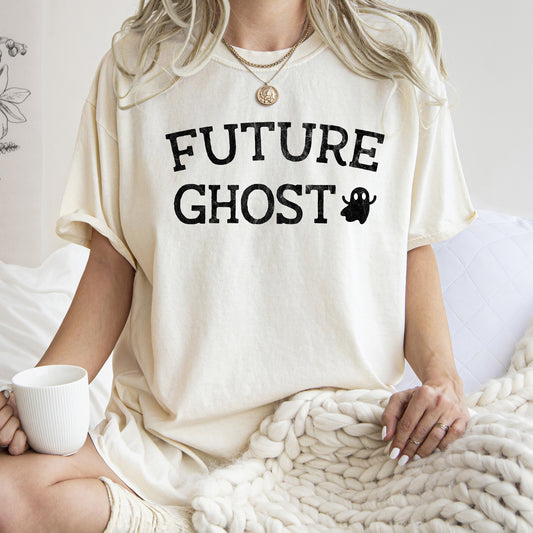 Future Ghost Retro Halloween Comfort Colors Tshirt