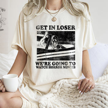 Get In Loser Retro Halloween T-shirt