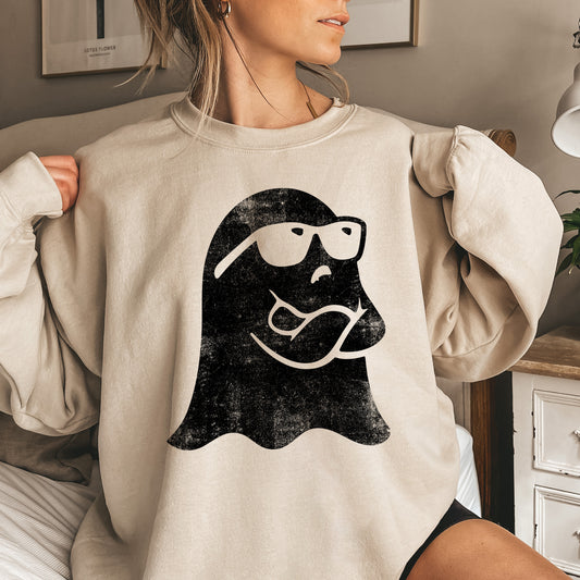 Ghost Arms Crossed Halloween Sweatshirt