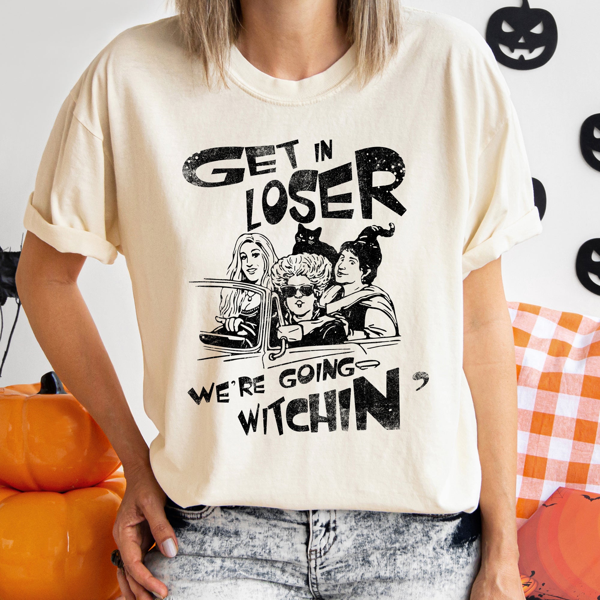 Going Witching Vintage Halloween T-shirt