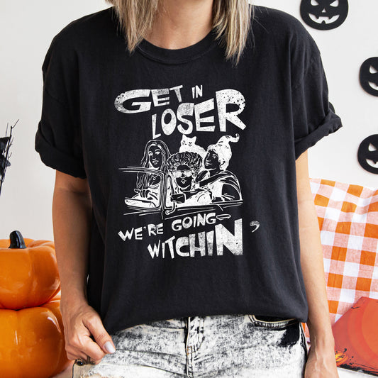 Going Witching Retro Halloween Comfort Colors Tshirt