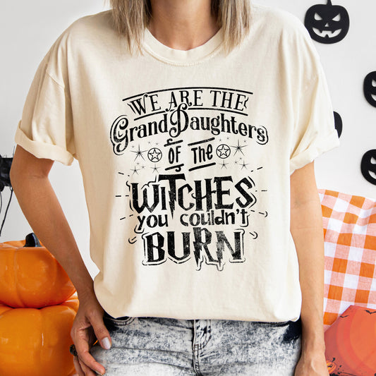 Granddaughter Witches Vintage Halloween Comfort Colors Tshirt