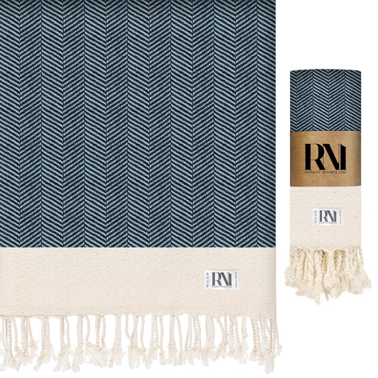 Herringbone Turkish Peshtemal Bath Towel