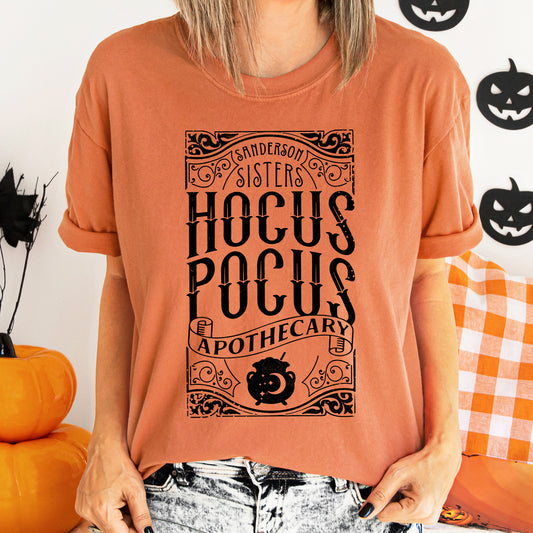 Hocus Pocus Retro Halloween Comfort Colors Tshirt