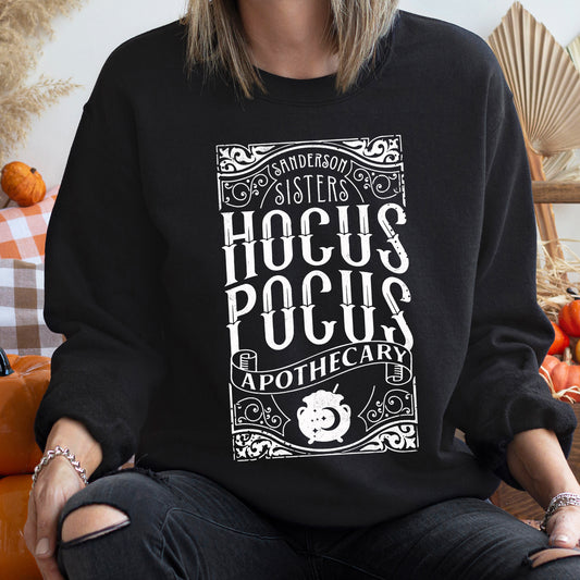 Hocus Pocus Apothecary Halloween Sweatshirt