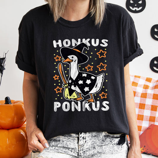 Honkus Ponkus Retro Halloween Comfort Colors Tshirt