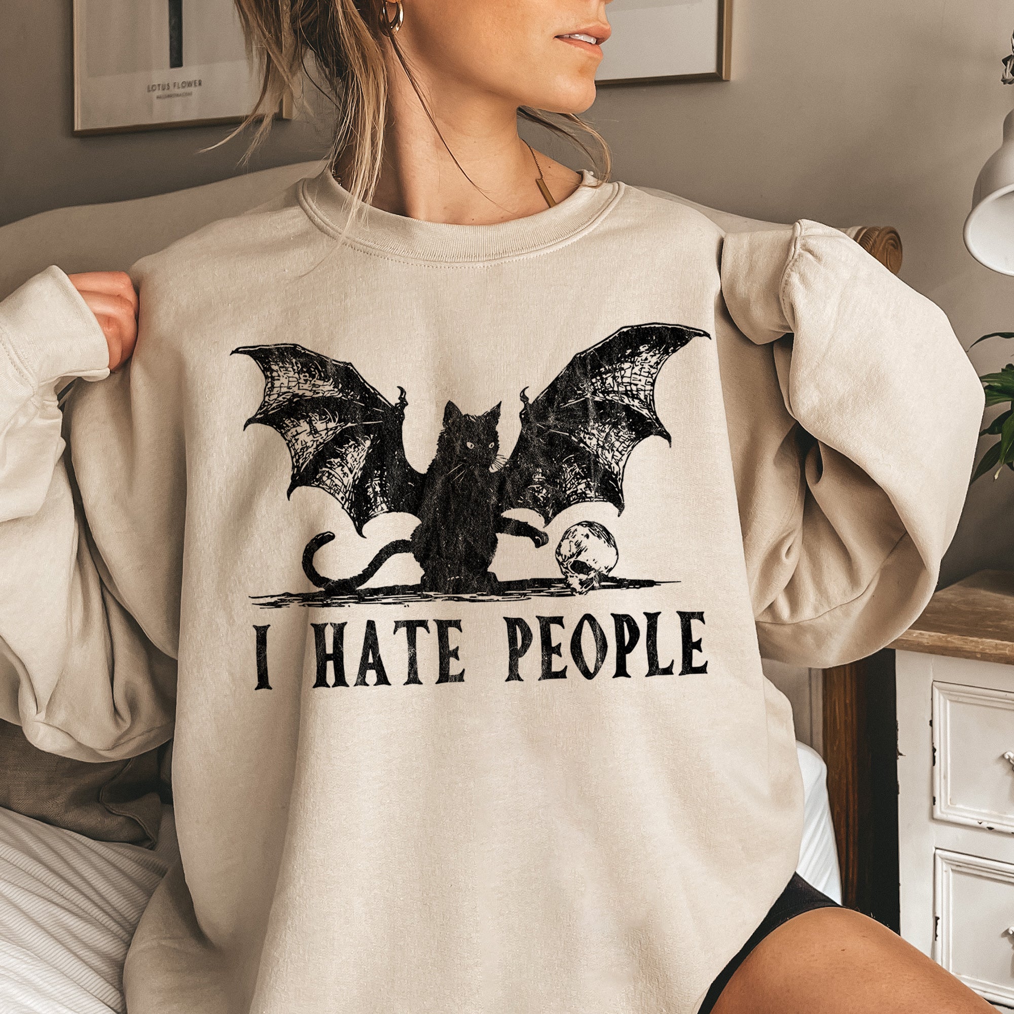 I Hate People Halloween Sweatshirt
